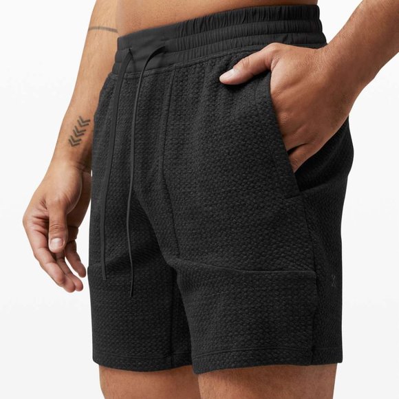 lululemon athletica Other - Lululemon At Ease Shorts 7" Heather Black